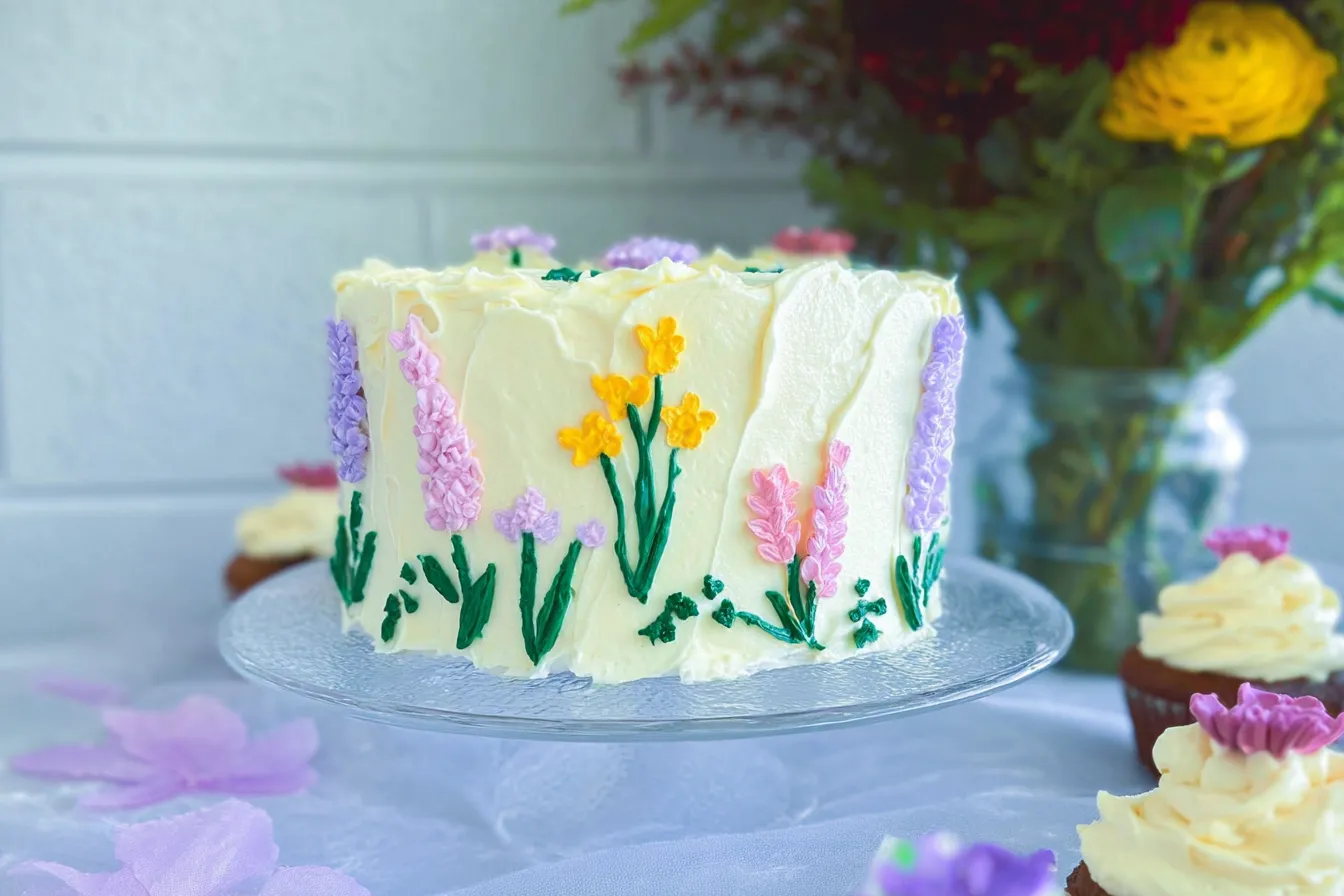 Wildflower Cupcakes for First Birthday