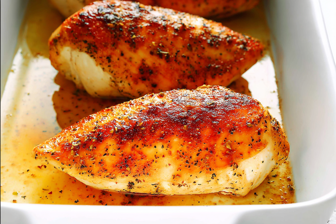 Juicy Oven Baked Chicken Breast