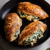 Spinach and Feta Stuffed Chicken Breast