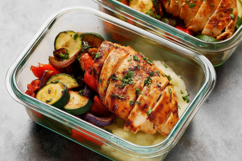 Chicken Breast Meal Prep Bowls