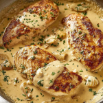 Creamy Garlic Chicken Breast Skillet