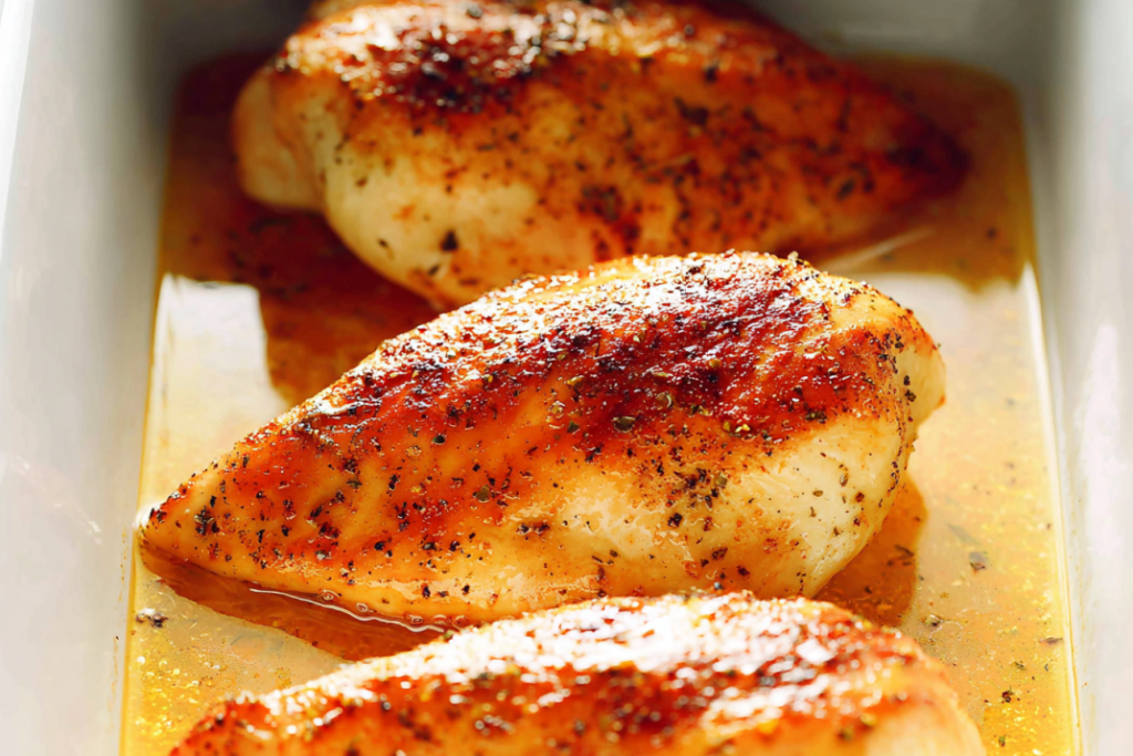Juicy Oven Baked Chicken Breast