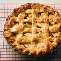 Homemade Apple Pie Fresh Out of the Oven