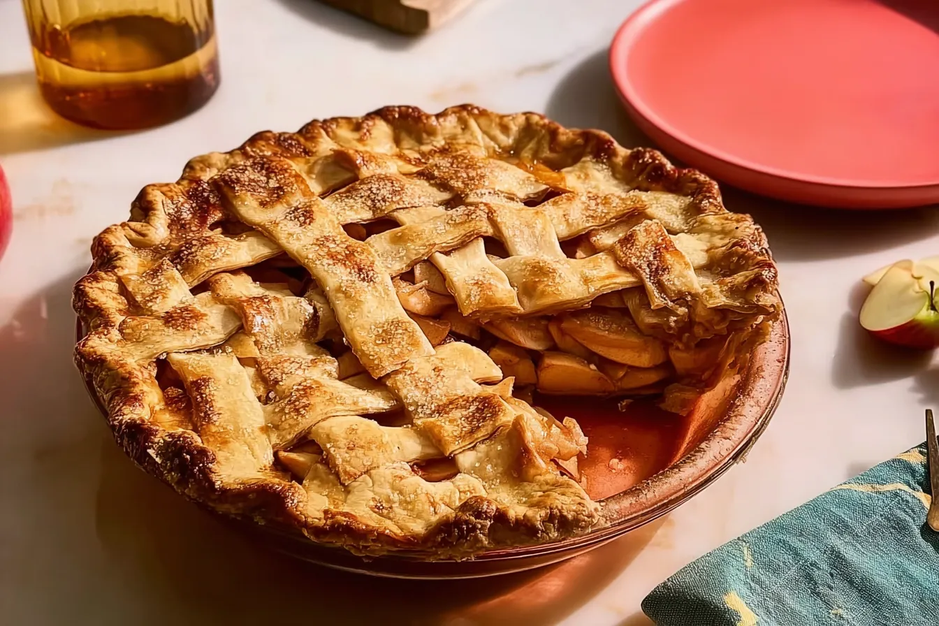 Delicious Homemade Apple Pie Slice