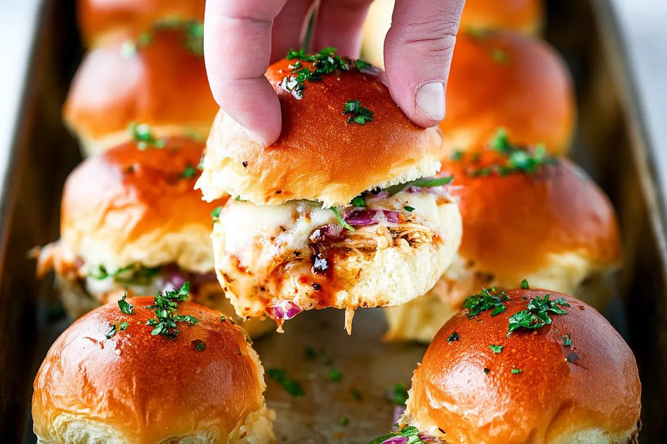 BBQ Chicken Sliders
