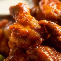 Crispy Buffalo Chicken Wings Ready to Serve