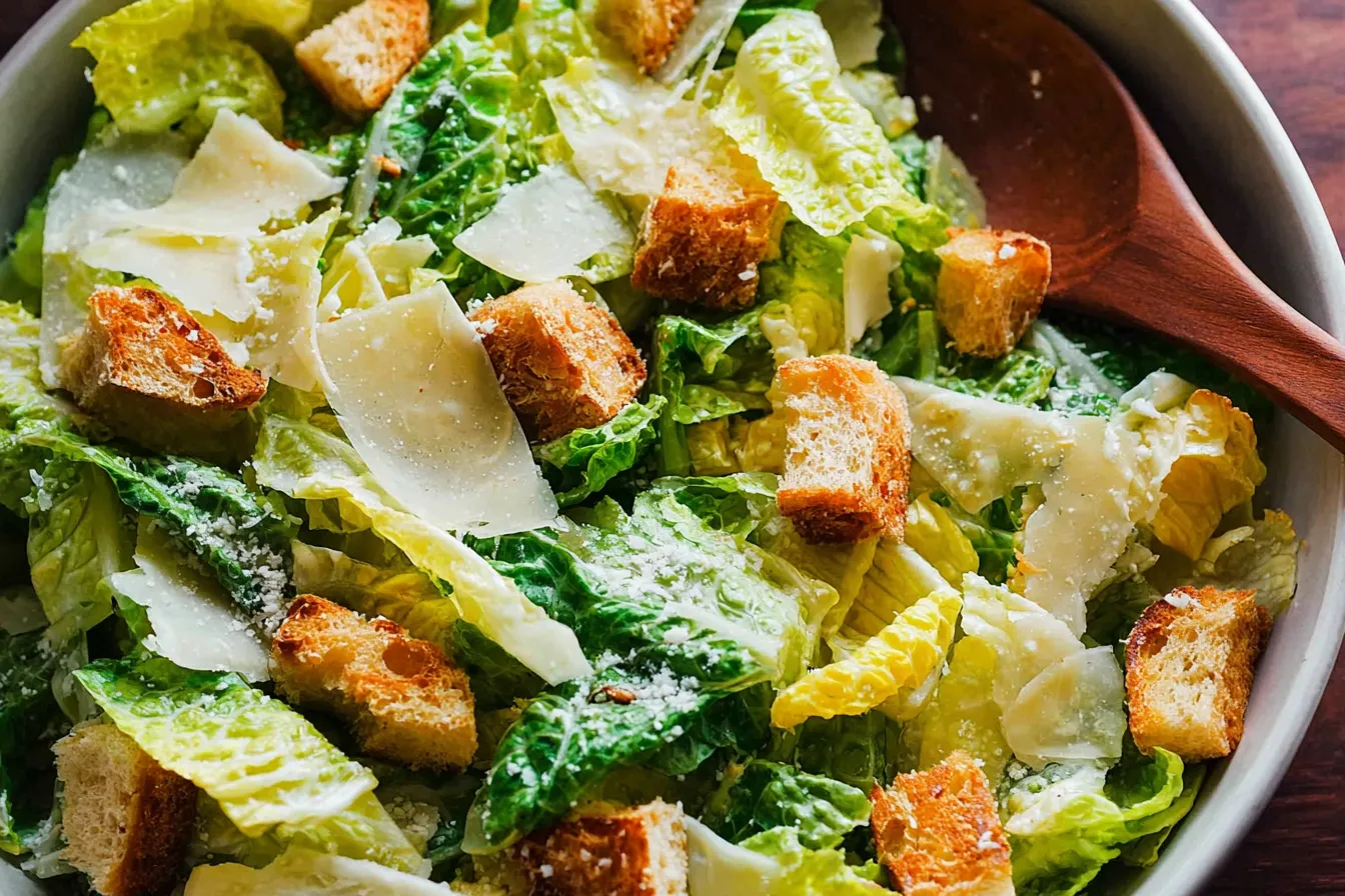 Fresh Caesar Salad with a Unique Twist