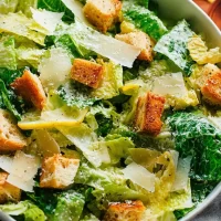Perfect Caesar Salad with Homemade Dressing