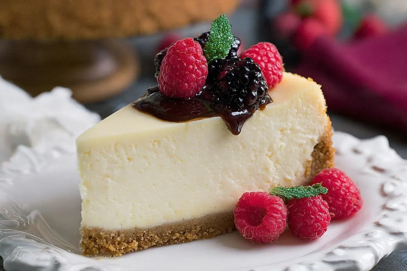 Delicious Cheesecake Delight: A Slice of Heaven