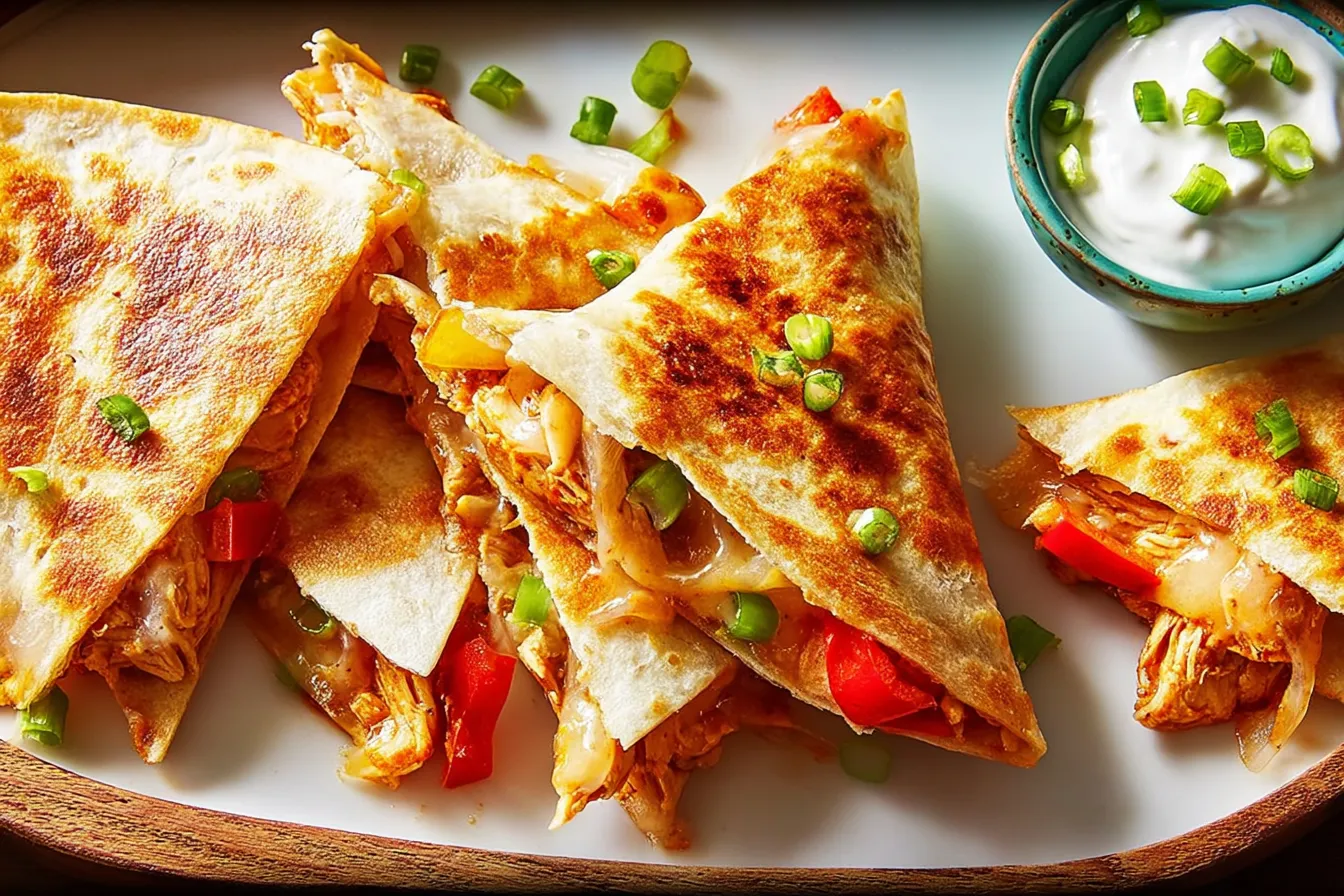 Delicious Chicken Quesadillas Ready to Serve