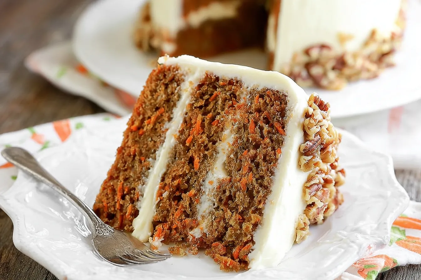 Classic Carrot Cake with Cream Cheese Frosting