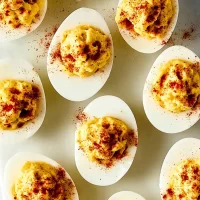 Classic Deviled Eggs Platter Ready for Serving