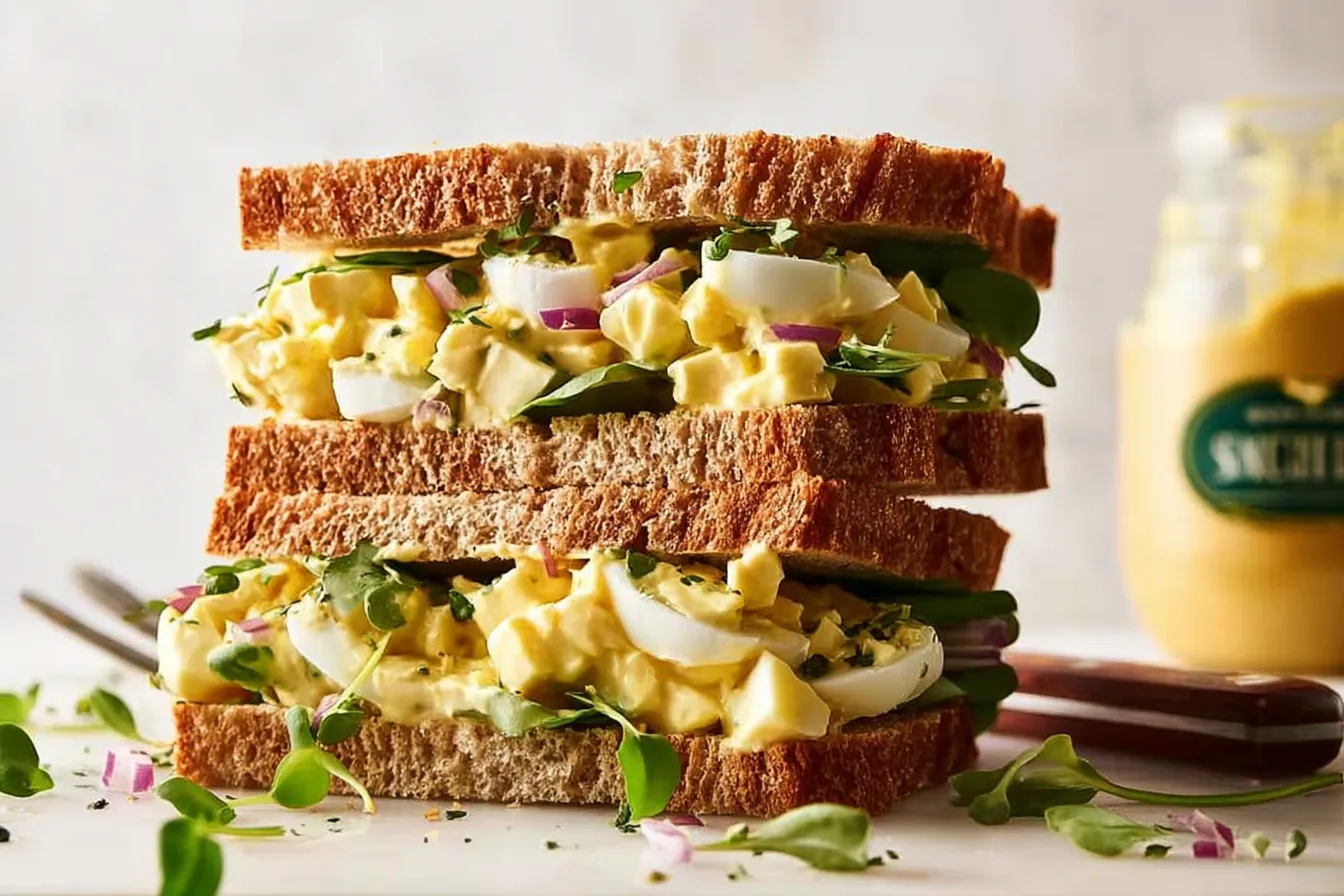 Classic Egg Salad Sandwich - Delicious and Creamy