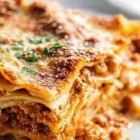 Classic Lasagna Freshly Baked on a Cozy Table