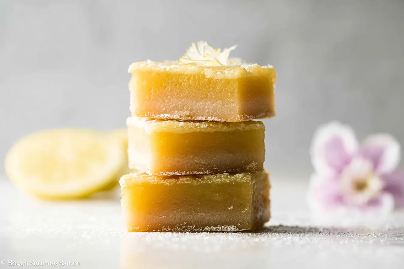 Classic Lemon Bars Freshly Baked and Ready to Enjoy