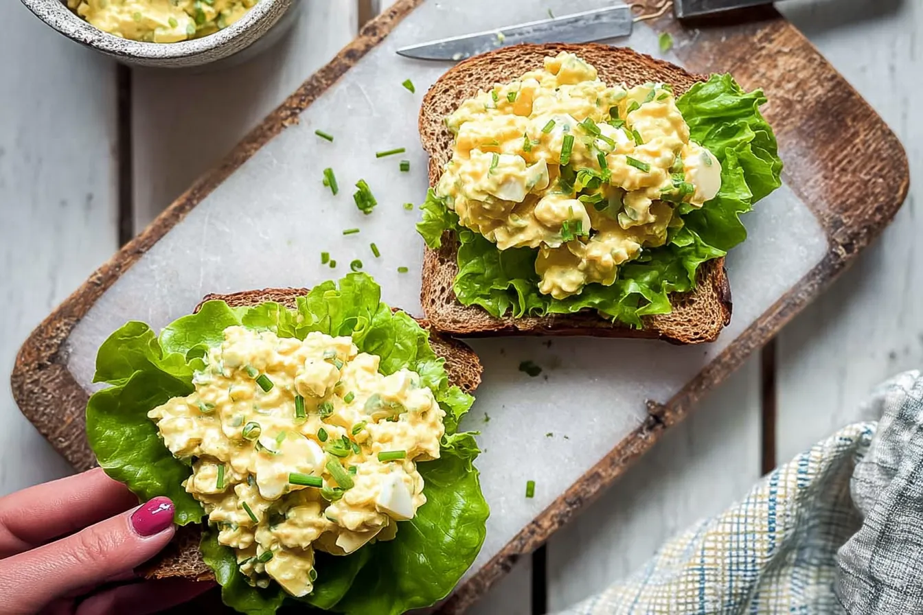 Curried Egg Salad Sandwich