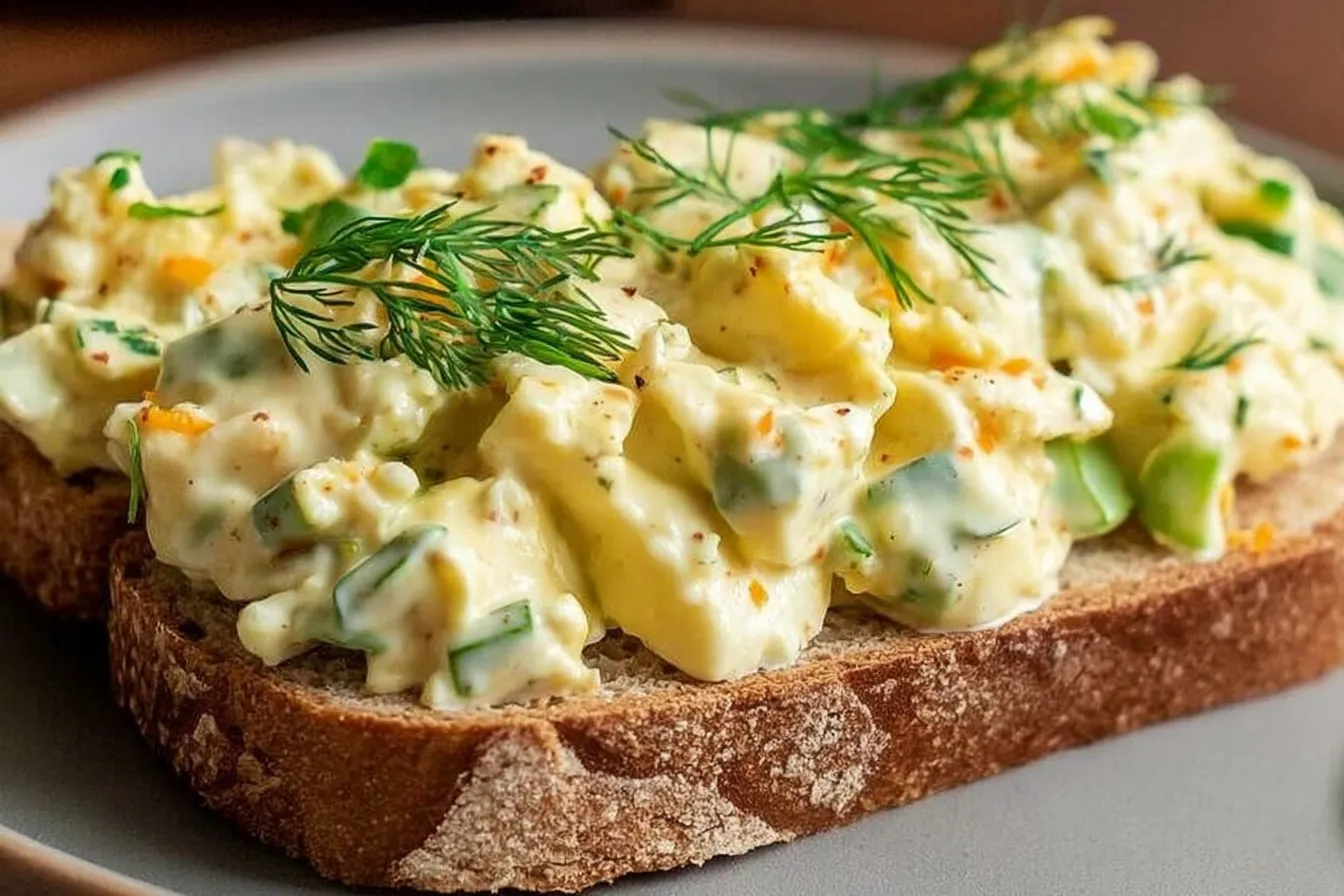 Egg Salad Sandwich with Greek Yogurt