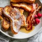 Golden Brown French Toast Stack with Fresh Berries