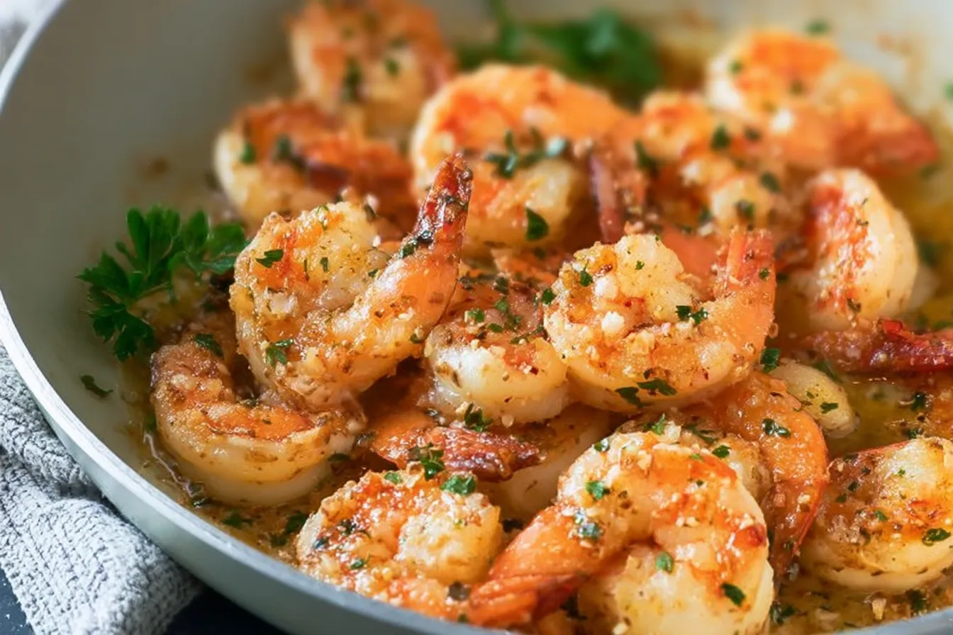Garlic Butter Shrimp Platter