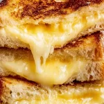 Perfect Grilled Cheese Sandwich on a Rustic Plate