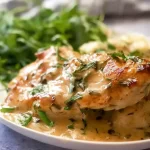 Honey Mustard Chicken Served with Fresh Vegetables