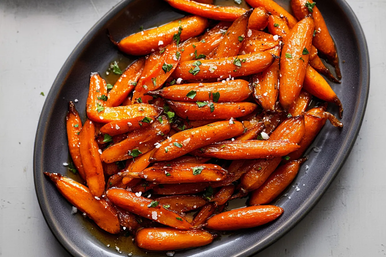 Maple Honey Glazed Carrots