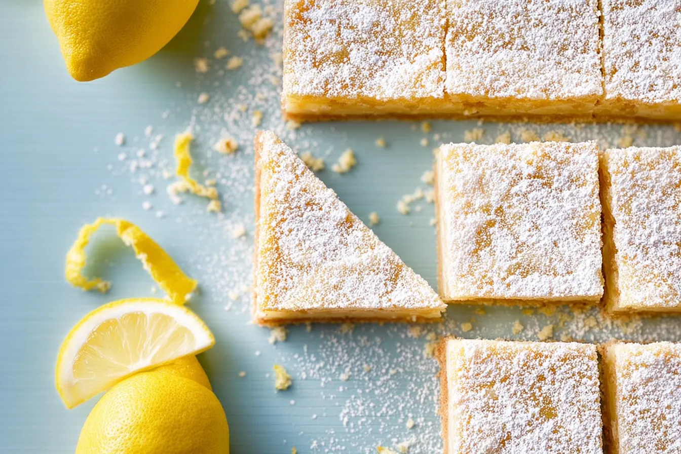 Meyer Lemon Bars with Zesty Icing
