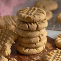 Peanut Butter Cookies Freshly Baked