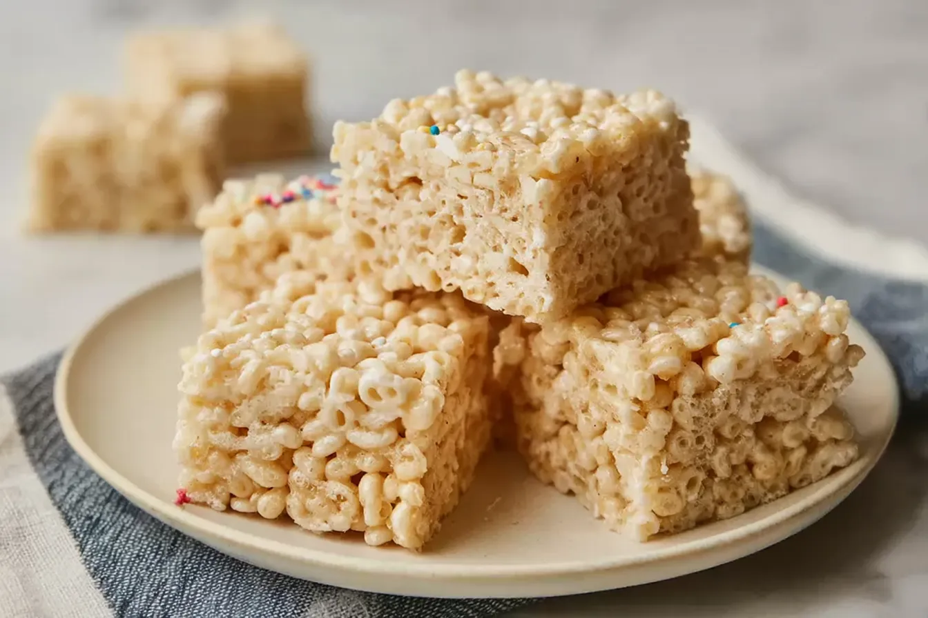 Delicious Rice Krispie Treats Ready to Enjoy