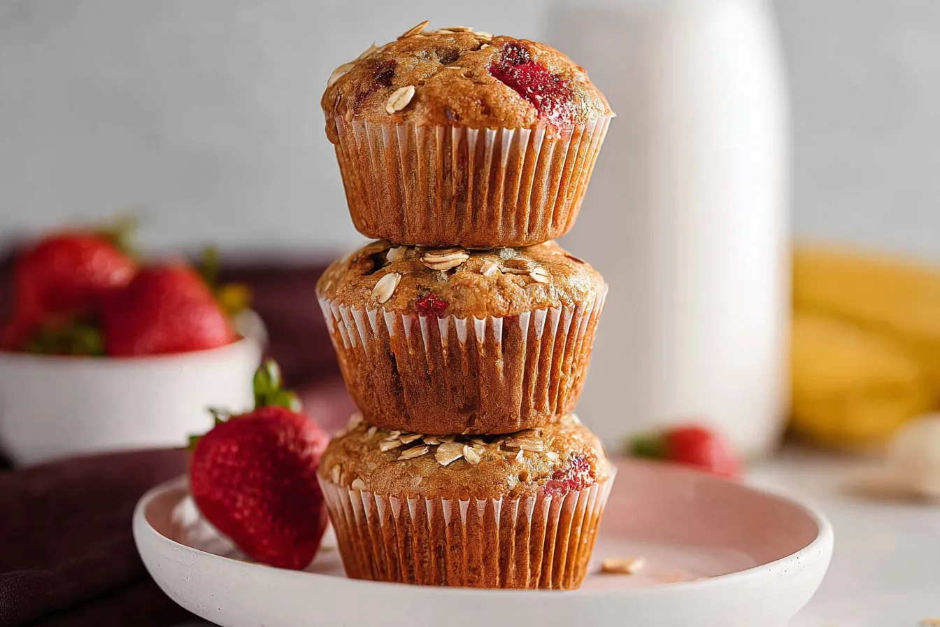 Strawberry Banana Muffins