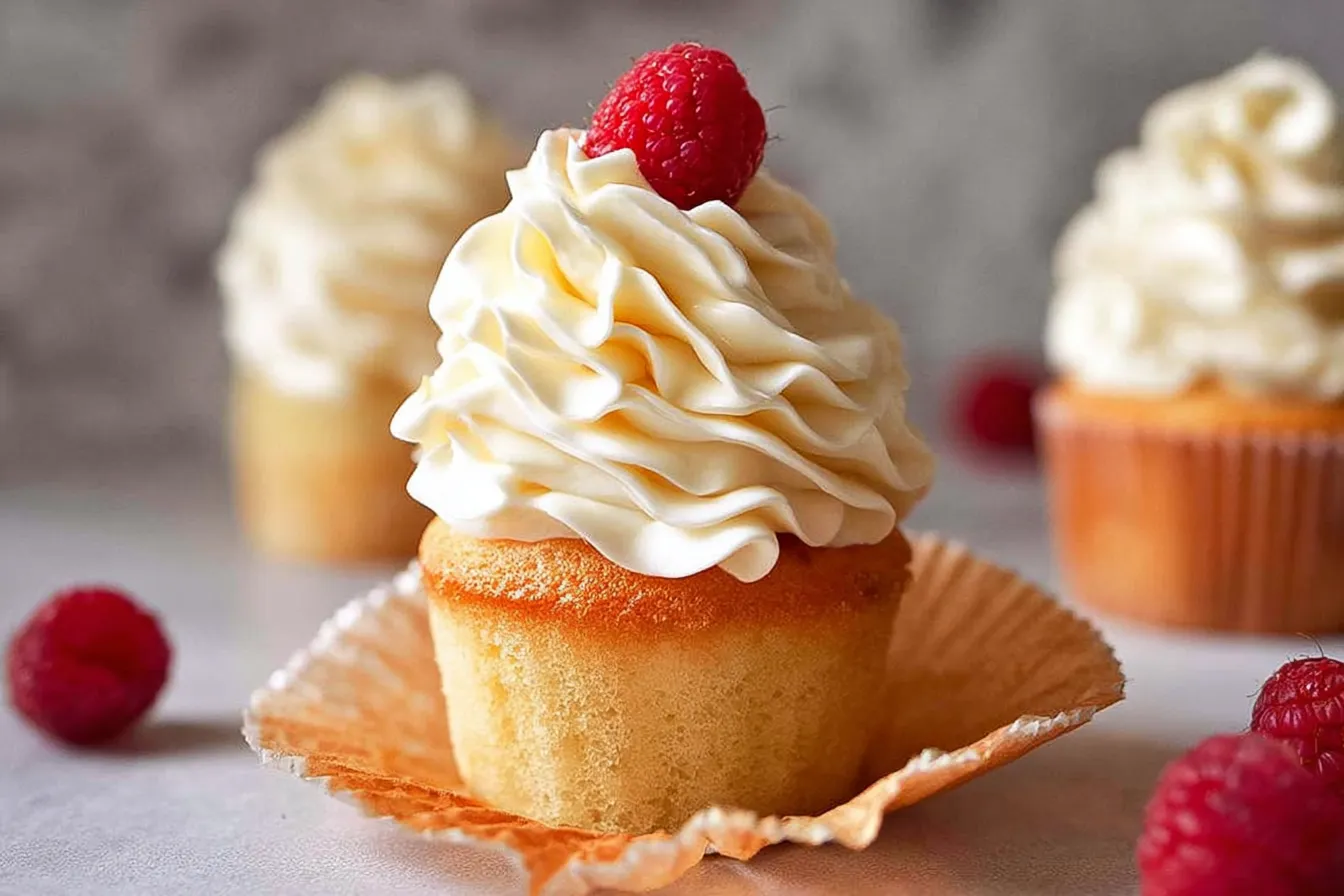 Delicious Vanilla Cupcakes Ready to Enjoy