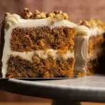 Delicious Vegan Carrot Cake Slices