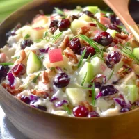 Apple Coleslaw with Cranberries: A Delicious Twist on Classic Apple Coleslaw with Cranberries - Refreshing Salad Recipe