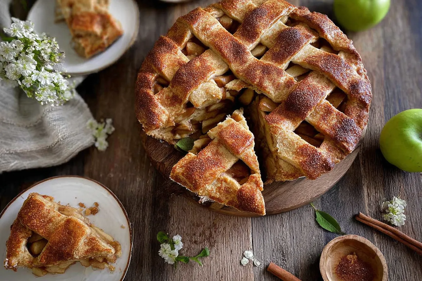 Delicious Apple Pie Freshly Baked