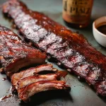 Juicy Baby Back BBQ Ribs Ready to Serve