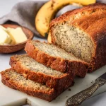 Delicious Homemade Banana Bread Slices