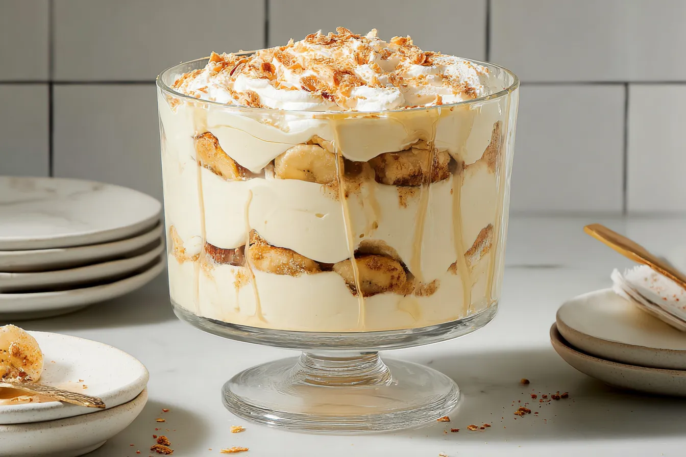 Delicious Homemade Banana Pudding in a Glass