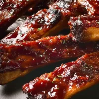 BBQ Ribs Ready to Serve