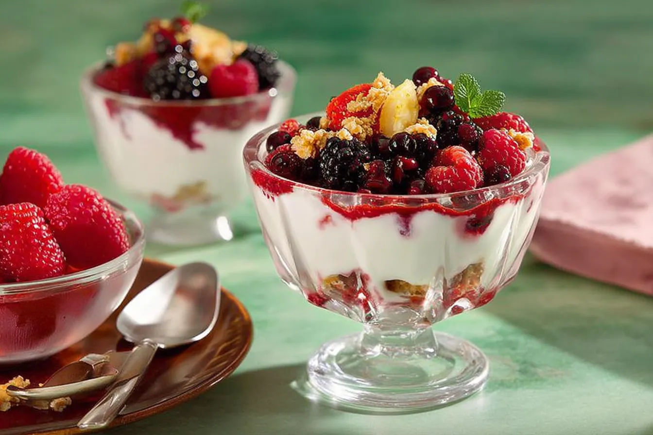 Berry Parfait - A Colorful Layered Delight