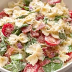 Delicious BLT Pasta Salad Ready to Serve