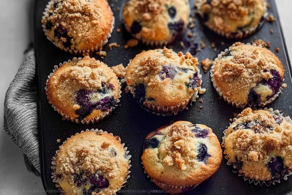 Blueberry Muffins Freshly Baked