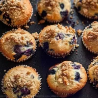 Blueberry Muffins Freshly Baked