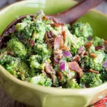 Delicious Broccoli Salad with Bacon Ready to Serve