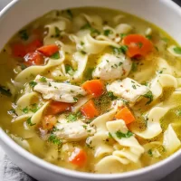 Delicious Chicken Noodle Soup in a Bowl