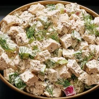 Delicious Chicken Salad Sandwich on a Rustic Table