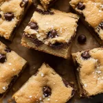 Delicious Chocolate Chip Cookie Bars Fresh from the Oven