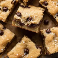 Delicious Chocolate Chip Cookie Bars Fresh from the Oven