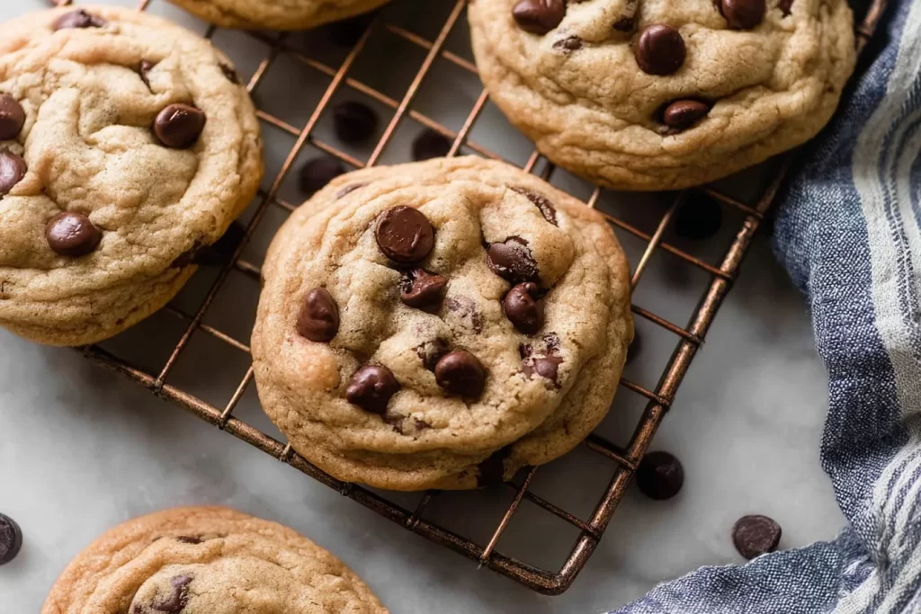 Delicious Chocolate Chip Cookies Fresh from the Oven