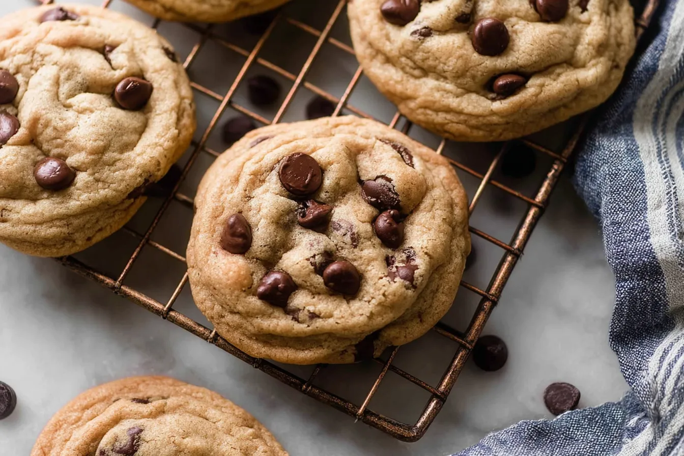 Delicious Chocolate Chip Cookies Fresh from the Oven