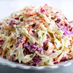 Classic Coleslaw Fresh Ingredients Ready to Serve